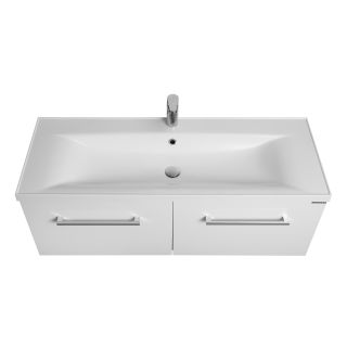 Тумба под раковину Акватон Мадрид М 120см белый 1A170301MA010